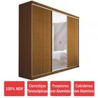 Guarda-roupa Casal South 3 Portas De Correr 4 Gavetas 100% Md