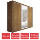 Guarda-roupa Casal South 3 Portas De Correr 4 Gavetas 100% Md
