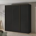 Guarda Roupa Casal Spazio 240 Com 3 Portas De Correr Flex - M