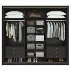 Guarda Roupa Casal Spazio 270 Com 3 Portas De Correr Flex - M
