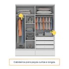 Guarda-roupa Casal Stillus 4 Pt 5 Gv Neve