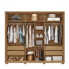 Guarda Roupa Casal Suburban Ripado 6 Portas 4 Gavetas E Pés E