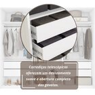 Guarda Roupa Casal Suburban Ripado 6 Portas 4 Gavetas E Pés E