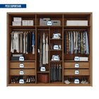 Guarda Roupa Casal Suburban Ripado Com Espelho 6 Portas 4 Gav