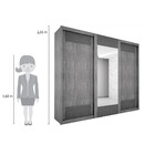 Guarda Roupa Casal Supreme Mdf Com 03 Portas 06 Gavetas