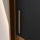 Guarda-roupa Casal Talles 2 Portas 3 Gavetas Com Espelho Natu