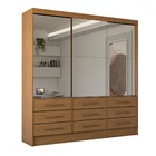 Guarda-roupa Casal Taylor Premium 3 Portas 9 Gavetas Com Espe