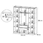 Guarda-roupa Casal Thb Splendore 4 Portas 2 Gavetas