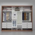 Guarda-roupa Casal Theo Esp 100%mdf 3 Pts 6 Gav Bom Pastor