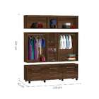 Guarda-roupa Casal Thor 10 Pt 9 Gv Freijó