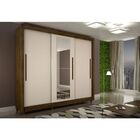 Guarda Roupa Casal Tokyo 3 Portas De Correr  Com Espelho  Sal