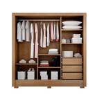 Guarda Roupa Casal Topazio 3 Portas 3 Gavetas Com 6 Pés Clic