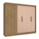 Guarda-roupa Casal Tormaline 5 Pt 4 Gv Nogueira E Macadamia