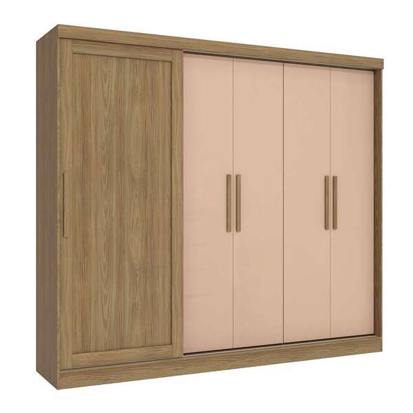 Guarda-roupa Casal Tormaline 5 Pt 4 Gv Nogueira E Macadamia