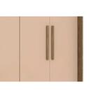 Guarda-roupa Casal Tormaline 5 Pt 4 Gv Nogueira E Verde Oliva