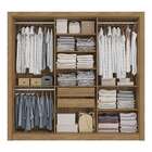 Guarda-roupa Casal Tormaline 6 Pt 2 Gv Nogueira E Verde