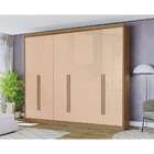 Guarda-roupa Casal Tormaline 6 Pt 6 Gv Nogueira E Macadamia