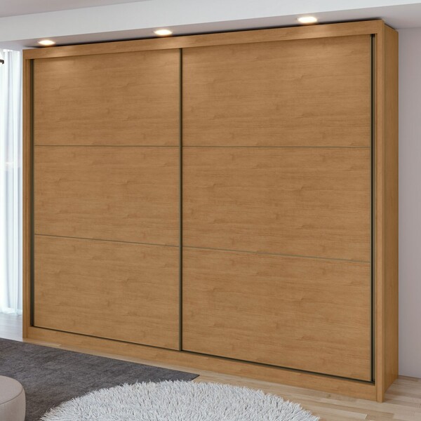 Guarda-roupa Casal Toronto 2 Portas 6 Gavetas 100% Mdf Flex A