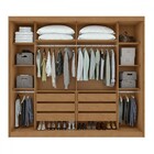 Guarda-roupa Casal Toronto 2 Portas 6 Gavetas 100% Mdf Flex A