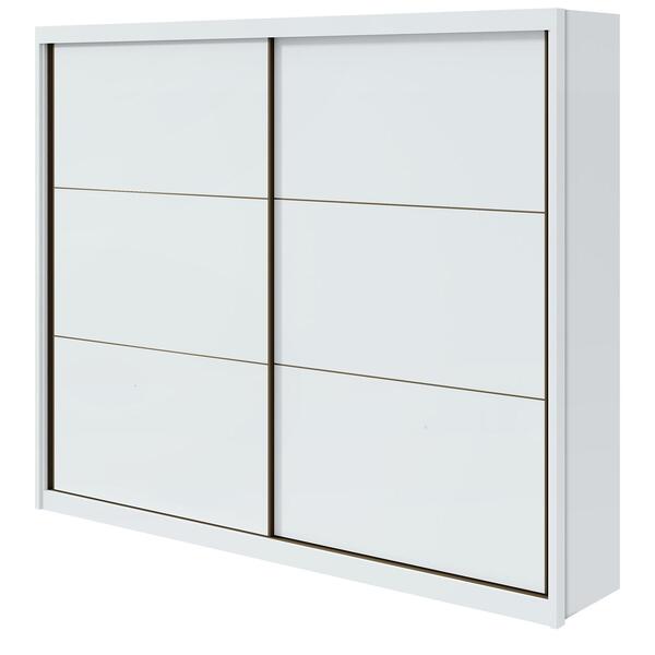 Guarda-roupa Casal Toronto 2 Portas 6 Gavetas Branco