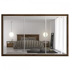 Guarda-roupa Casal Toronto 3 Portas 6 Gavetas Braúna - Europa