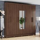 Guarda Roupa Casal Toscano Com 8 Portas Com Espelho - Móveis