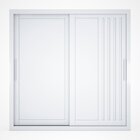 Guarda Roupa Casal Trianon 2 Portas De Correr 4 Gavetas Branc