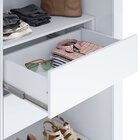 Guarda Roupa Casal Trianon 2 Portas De Correr 4 Gavetas Branc