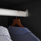 Guarda Roupa Casal Trianon 2 Portas De Correr 4 Gavetas Preto