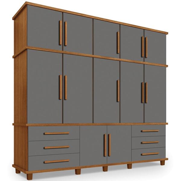 Guarda Roupa Casal Triplex 12 Portas 00103500 Lpa