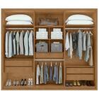 Guarda-roupa Casal Unique 6 Portas 5 Gavetas Com Espelho Amên