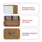 Guarda-roupa Casal Unique 6 Portas 5 Gavetas Com Espelho Amên