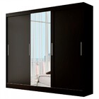 Guarda-roupa Casal Urubici 3 Portas 2 Gavetas Com Espelho Pre