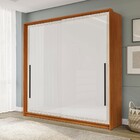 Guarda-roupa Casal Valência 2 Portas 2 Gavetas Freijó/branco