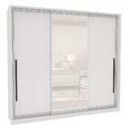 Guarda-roupa Casal Valência 3 Portas 4 Gavetas Com Espelho Br