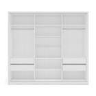 Guarda-roupa Casal Valência 3 Portas 4 Gavetas Com Espelho Br