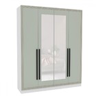 Guarda-roupa Casal Valência 4 Portas 4 Gavetas Com Espelho Br
