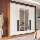 Guarda-roupa Casal Valência 4 Portas 4 Gavetas Com Espelho Fr