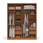 Guarda-roupa Casal Valência 4 Portas 4 Gavetas Com Espelho Fr