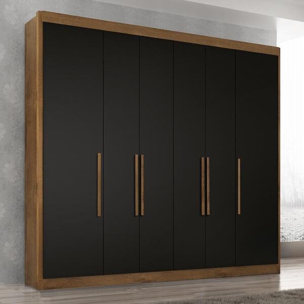 Guarda Roupa Casal Valencia 6 Portas 6 Gav