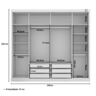 Guarda Roupa Casal Valencia 6 Portas 6 Gav C/ Esp