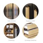 Guarda Roupa Casal Valencia 6 Portas 6 Gav C/ Vidro Reflecta