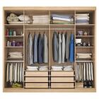 Guarda Roupa Casal Valencia 6 Portas 6 Gav C/ Vidro Reflecta