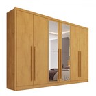 Guarda-roupa Casal Valencia 6 Portas 6 Gavetas 100% Mdf Com E