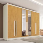 Guarda-roupa Casal Valencia 6 Portas 6 Gavetas 100% Mdf Com E