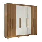 Guarda-roupa Casal Valencia 8 Portas 4 Gavetas Ripado Atacama
