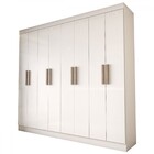 Guarda-roupa Casal Valparaíso  8 Portas 4 Gavetas Branco - Pa
