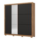 Guarda-roupa Casal Vasti 2 Portas Deslizantes Com Detalhe Rip