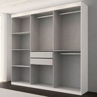 Guarda-roupa Casal Vaticano 6 Portas 2 Gavetas Branco - Panor