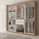 Guarda-roupa Casal Vaticano 6 Portas 2 Gavetas Freijó - Panor